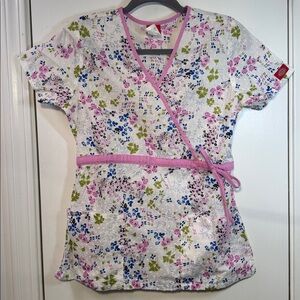 Dickies Floral Print Wrap Top